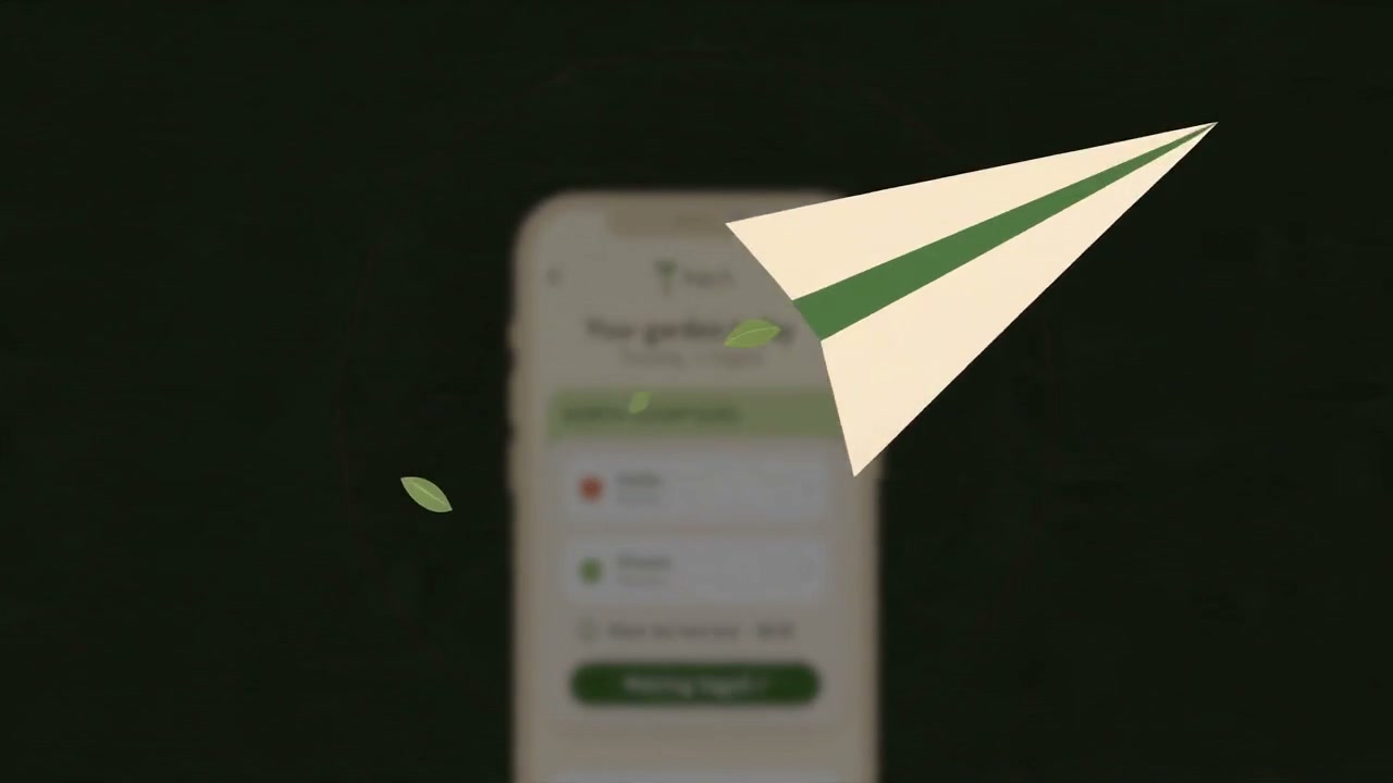 A published app being opened on a phone.